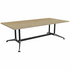 OLG Modulus Meeting Table 2400x1200 New Oak Worktop with Fixed Base OG_MT2412_NO image NaN