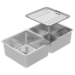 Abey Lago Double Sink with Drainer Tray NL200 hero image
