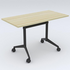 OLG Modulus Table 1200x600 New Oak Worktop with Black Frame OG_MFLIP126ALLBLKNO image NaN