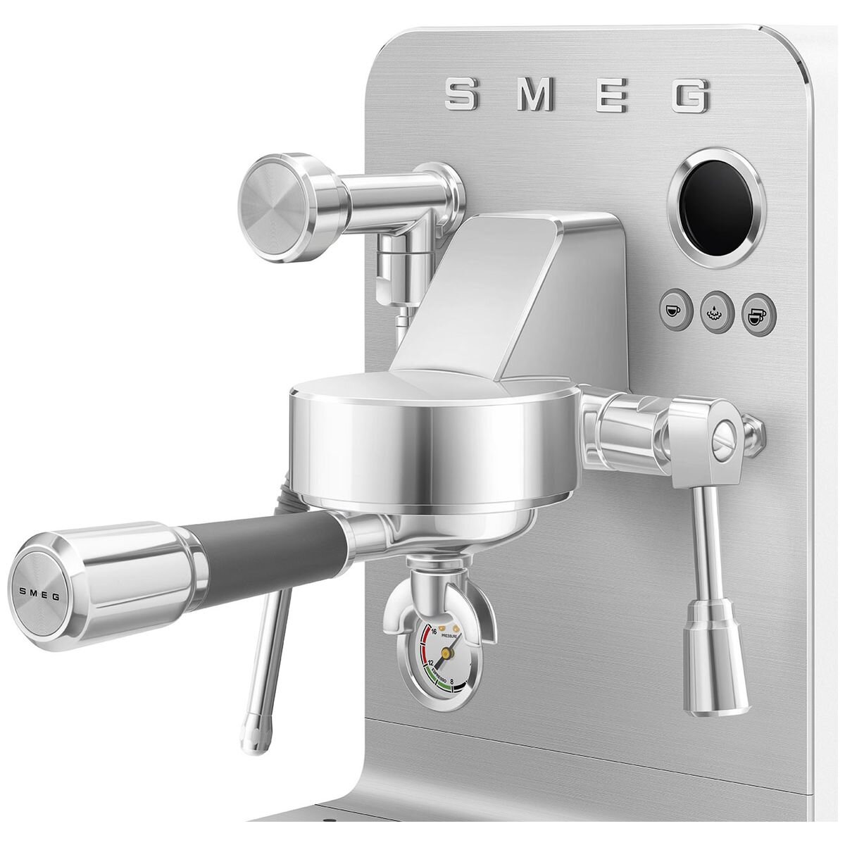 Smeg Minipro Espresso Coffee Machine Matte White EMC02WHMAU hero image