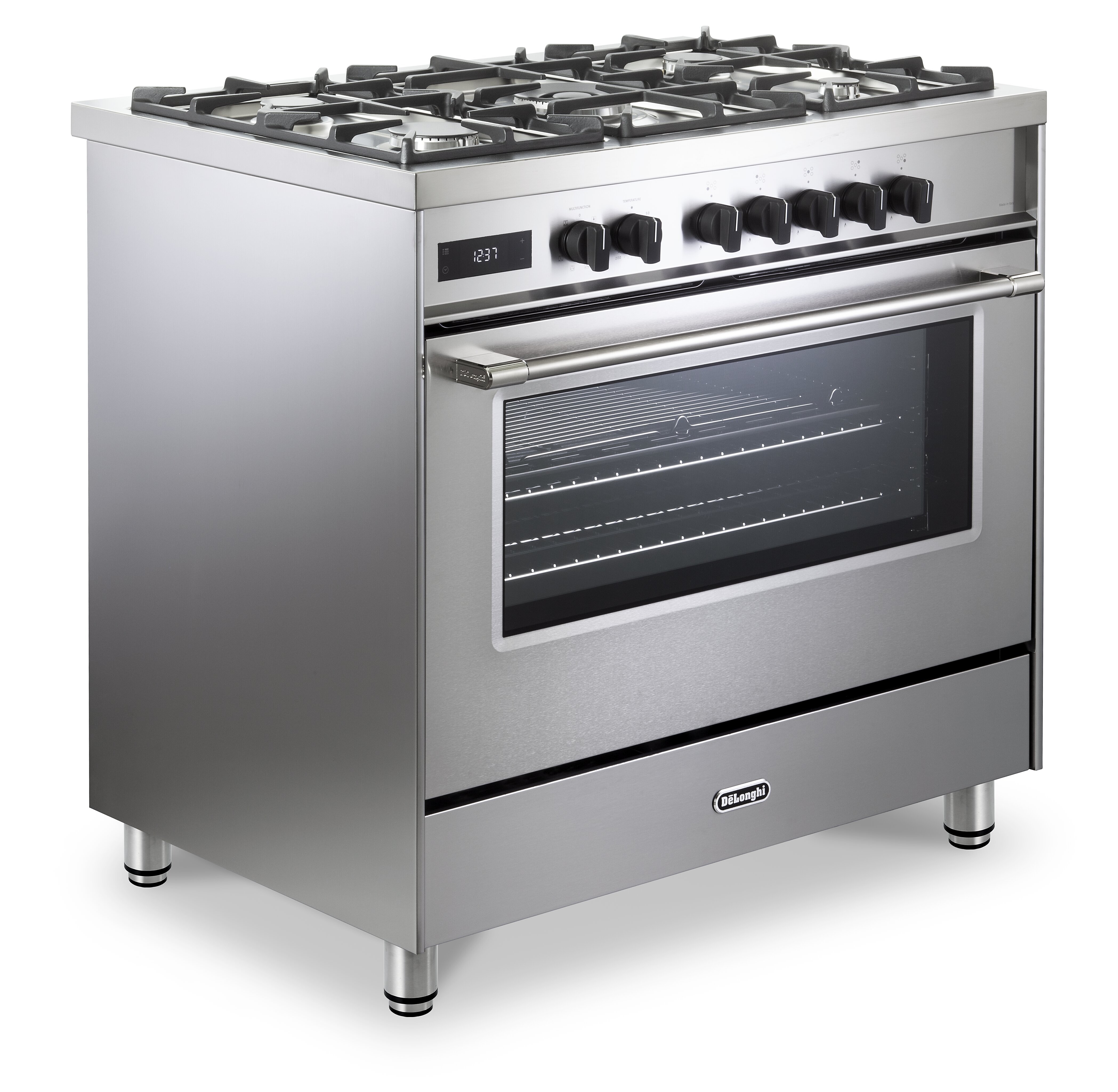 Delonghi 90cm Freestanding Dual Fuel Oven Stove DEF1407S