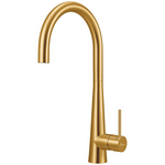 Oliveri Essente 316 Stainless Steel Goose Neck Mixer - Brushed Gold SS31620-AU hero image