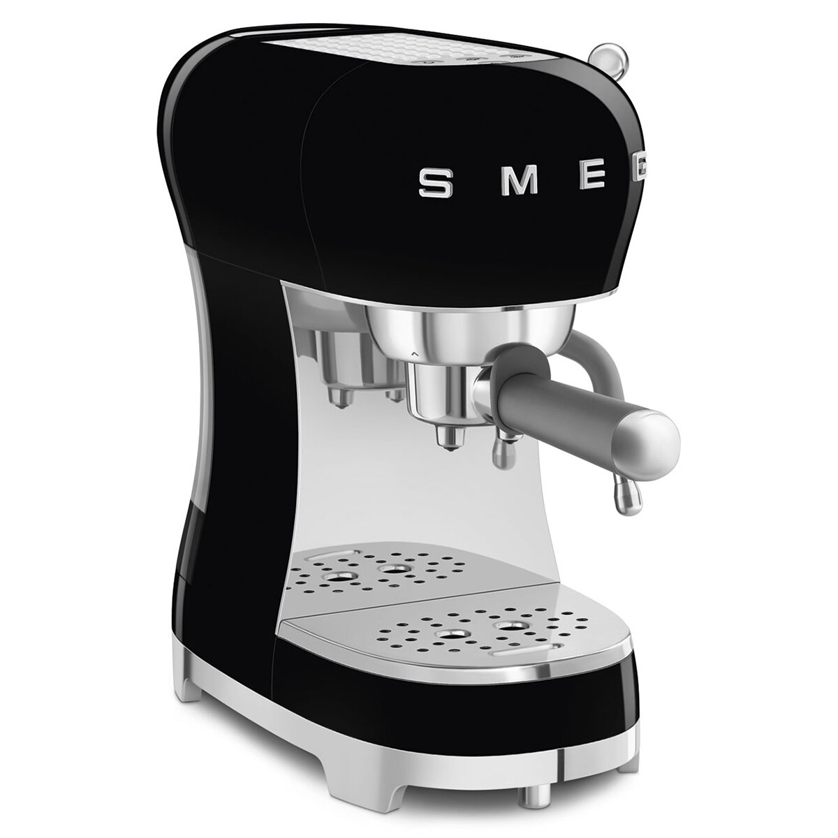 Smeg 50s Style Espresso Coffee Machine Black ECF02BLAU hero image