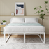 Zinus Double 45cm Joseph Bed Frame Metal Bed Platform Base White AU-MBBFW-18D image NaN
