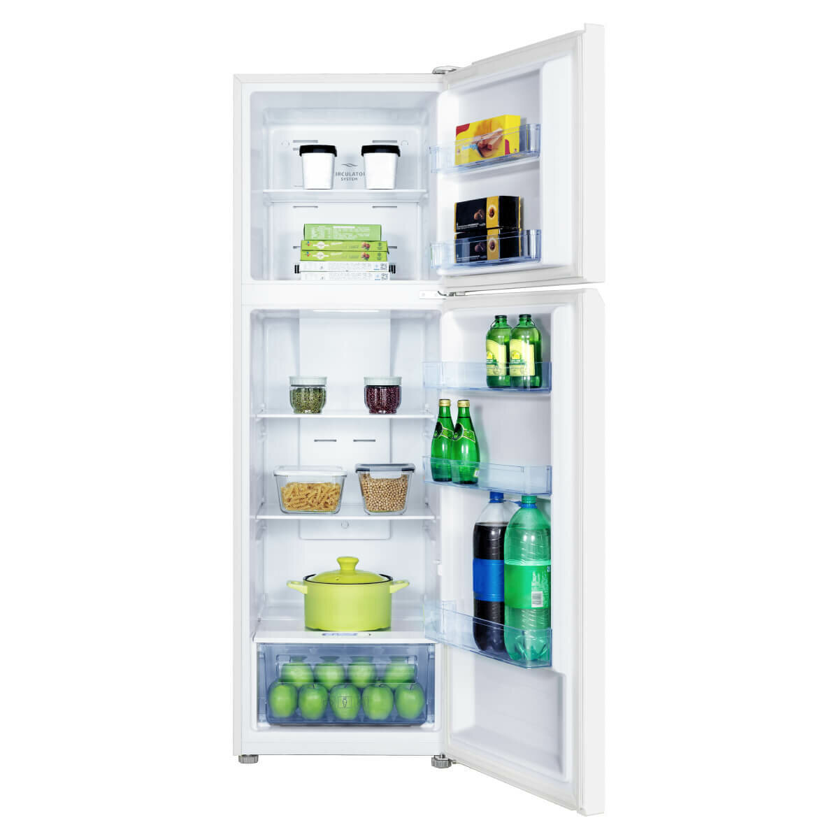 TCL 249L Top Mount Fridge White P272TMW hero image