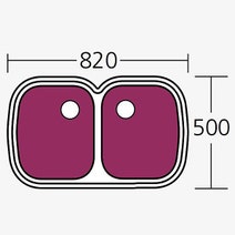 Oliveri Monet Double Bowl Sink and Venice Chrome Pull Out Tap Pack VE520FCR-PMO70U hero image