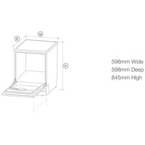 Artusi 60cm Freestanding Dishwasher White ADW5009W hero image