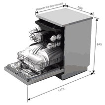 Delonghi DEDW6015S Freestanding Dishwasher hero image