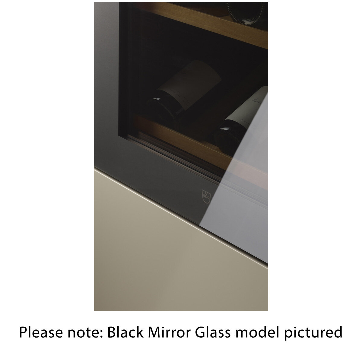 V-ZUG 17 Bottle V4000 45 WineCooler Platinum Mirror Glass Right Hinge 5111300022 hero image