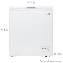 Esatto 146L Chest Freezer ECF146W hero image