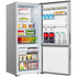 Hisense 415L Bottom Mount Fridge with Water Dispenser Stainless Steel HRBM419SW image NaN
