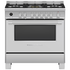 Fisher & Paykel Series 9 90cm Professional Freestanding Duel Fuel Pyrolytic Cooker Stainless Steel OR90SPG6X1 image NaN