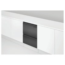 Fisher & Paykel Series 7 Contemporary Double DishDrawer Dishwasher Black DD60D2NB9 hero image