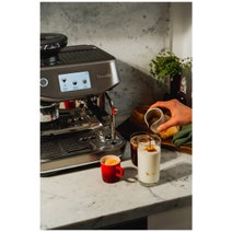 Breville the Barista Touch Impress Espresso Machine Brushed Stainless Steel BES881BSS hero image