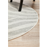 Rug Culture Chrome Small Silver & Off White Rug 150X150CM - CRO-SAV-SIL-150X150 image NaN