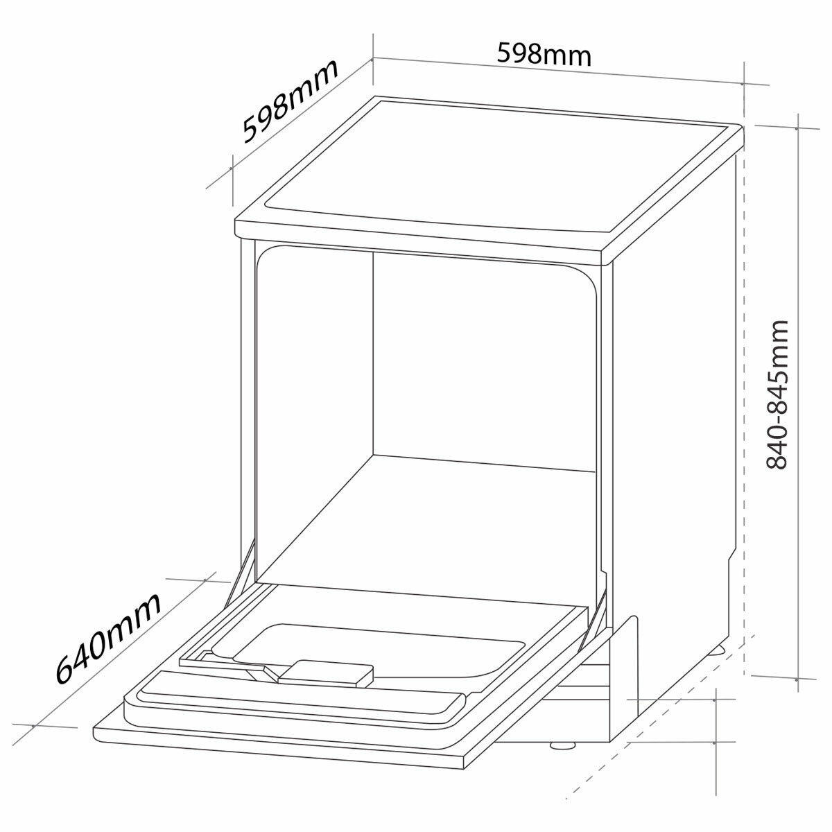 Artusi Freestanding Dishwasher ADW5002X image 5