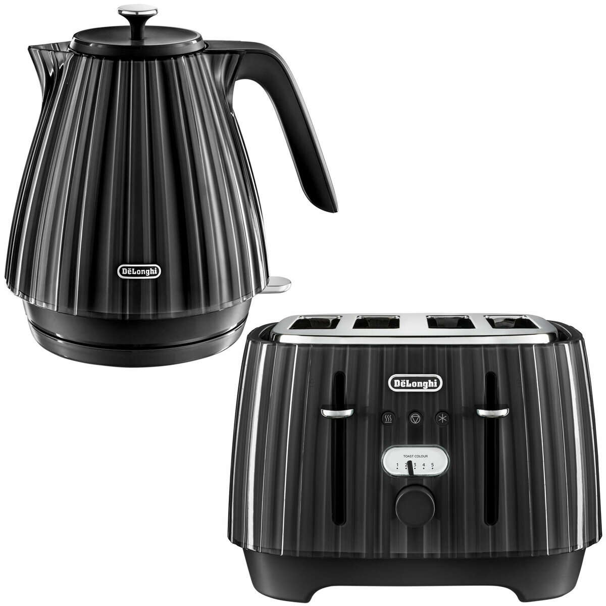 Delonghi black 2025 kettle and toaster