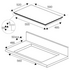Bertazzoni 60cm Induction Hob with 4 Cooking Zone P604I2M28NV image NaN