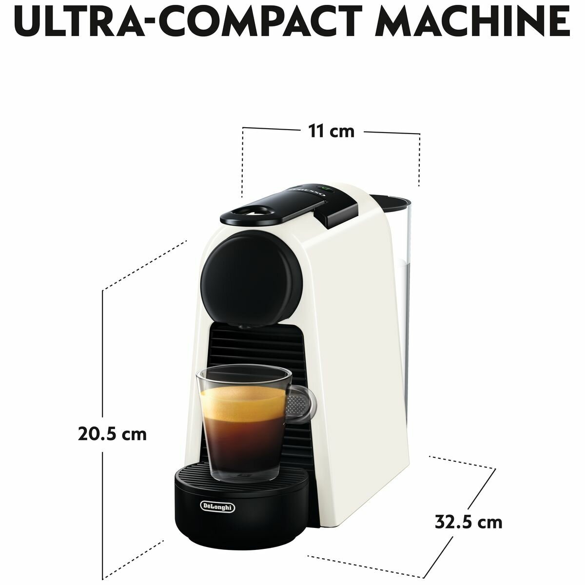 DeLonghi Essenza Mini Solo Capsule Coffee Machine EN85WSOLO