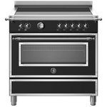 Bertazzoni 90cm Heritage Induction Freestanding Oven Matte Black HER95I1ENET hero image