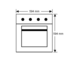 Arc Electric Oven, 60cm Gas Cooktop & 60cm Retractable Rangehood Pack AP6G image NaN