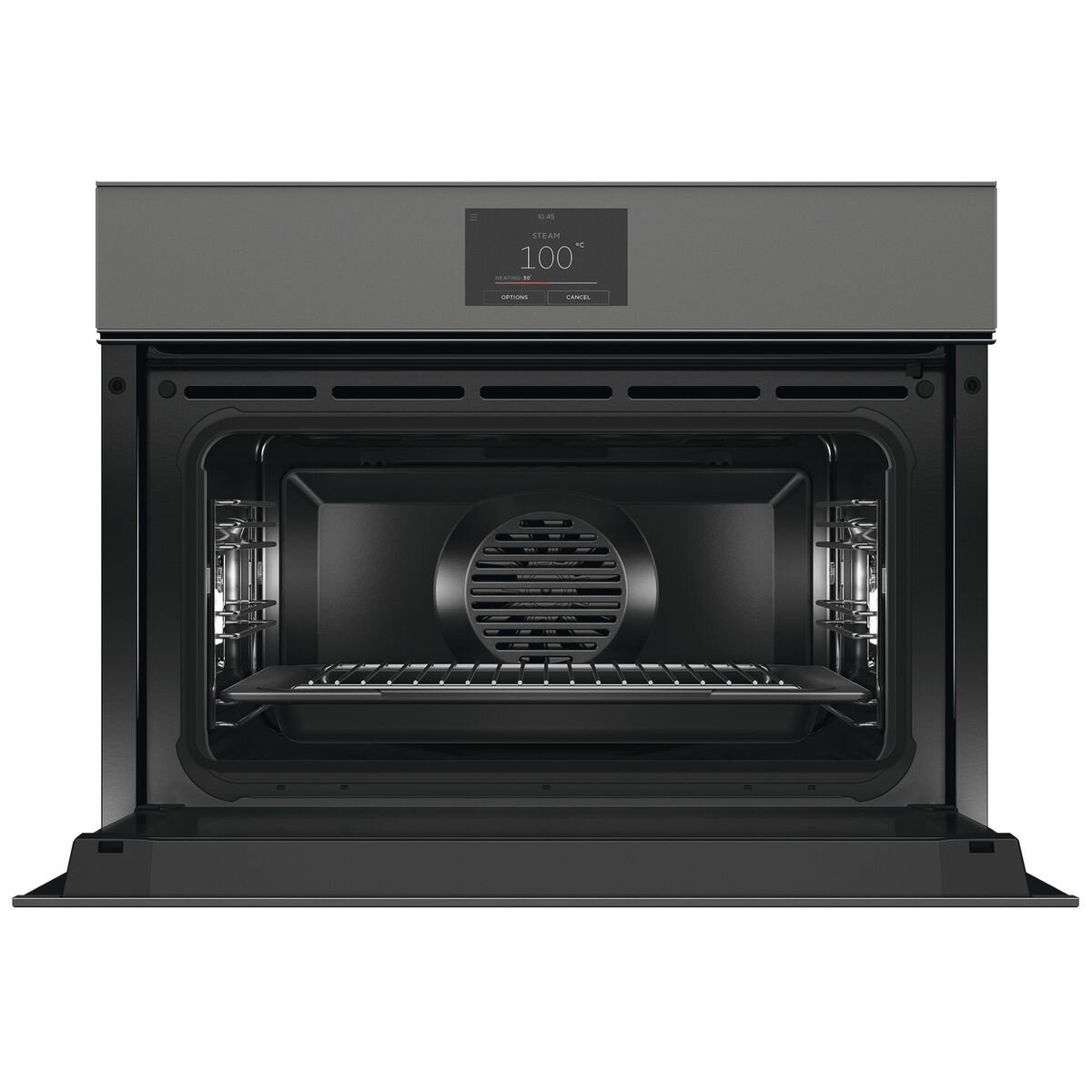 Fisher & Paykel Series 9 60cm Minimal Compact Handleless Combi-Steam Oven Grey OS60NMTNG1 hero image
