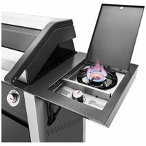 Beefeater 1600 Series Dark Four Burner BBQ with Side Burner & Trolley BMG1641DA hero image