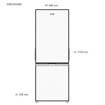 Westinghouse 453L Bottom Mount Frost Free Fridge WBE4504BBR hero image
