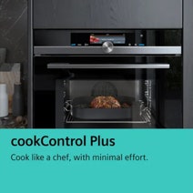 Siemens 60cm iQ700 StudioLine Pyrolytic Built-In Oven with Microwave HM876G2B6A hero image