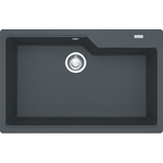 Franke Urban Fragranite 780mm Single Bowl Topmount Sink - Onyx UBG610-78ON hero image
