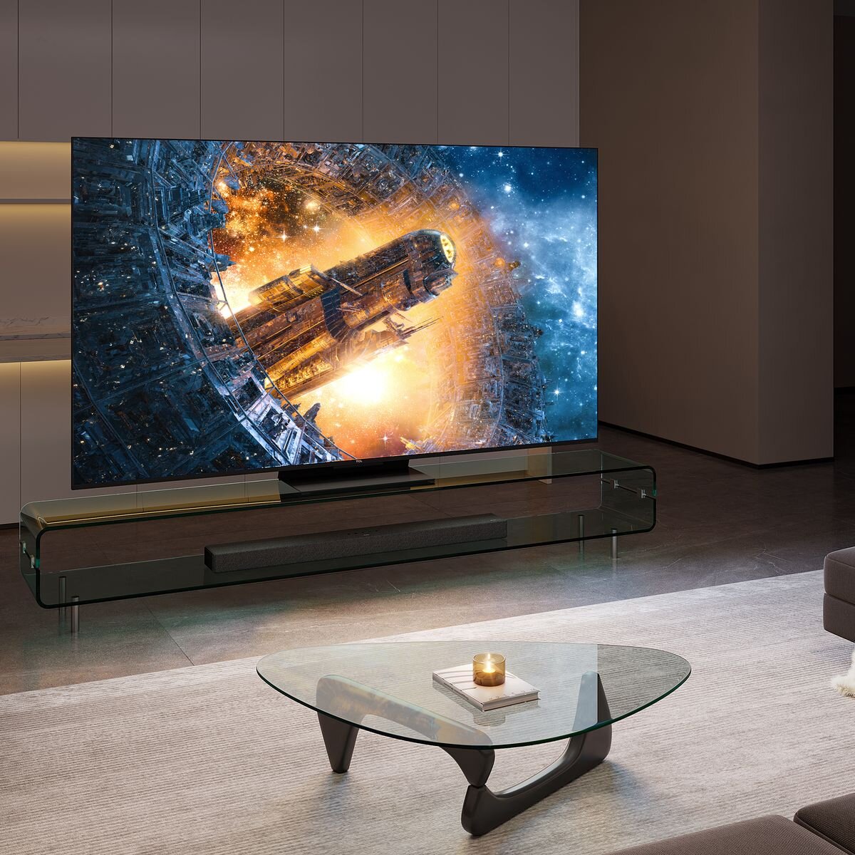 TCL 85 Inch C845 4K UHD Mini-LED QLED Smart Google TV 85C845 hero image