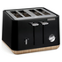 Morphy Richards 240007100007 Scandi Black Aspect Toaster and Kettle Pack image NaN