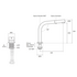 Rogerseller Tonic Hob Sink Mixer and Outlet with Pull Out Spray - Brushed Gold 360601375214 image NaN