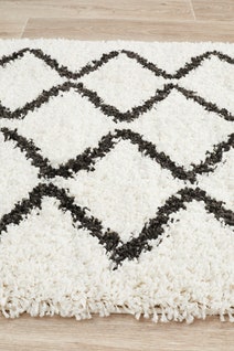 Rug Culture Saffron Small White Rug 200X80CM - SAF-11-WHT-20080 hero image