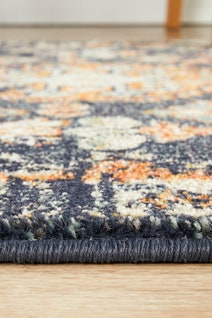 Rug Culture Legacy Large Multi-coloured Rug 400X80CM - LEG-854-NAVY-400X80 hero image