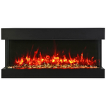 Remii 40 Inch Indoor 3 Sided Electric Fireplace 40-BAY-SLIM hero image