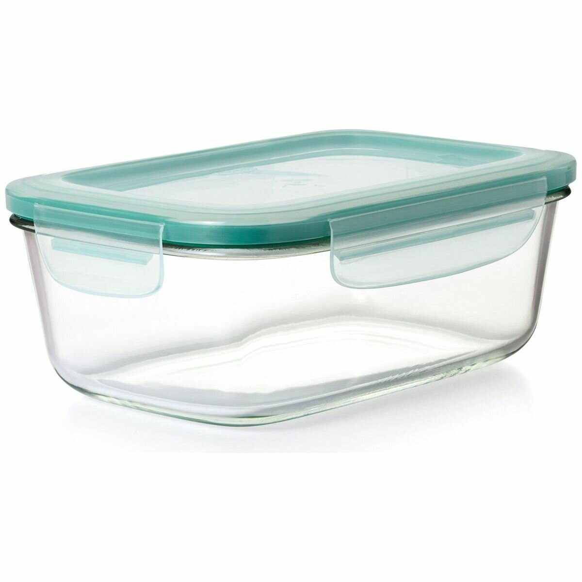 OXO Four Piece Smart Seal Glass Rectangular Container Set 48584 hero image