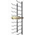 KingsBottle 18 Bottle C-Type Label Display Wall Mounted Metal Wine Rack WMRC-02D18B image NaN