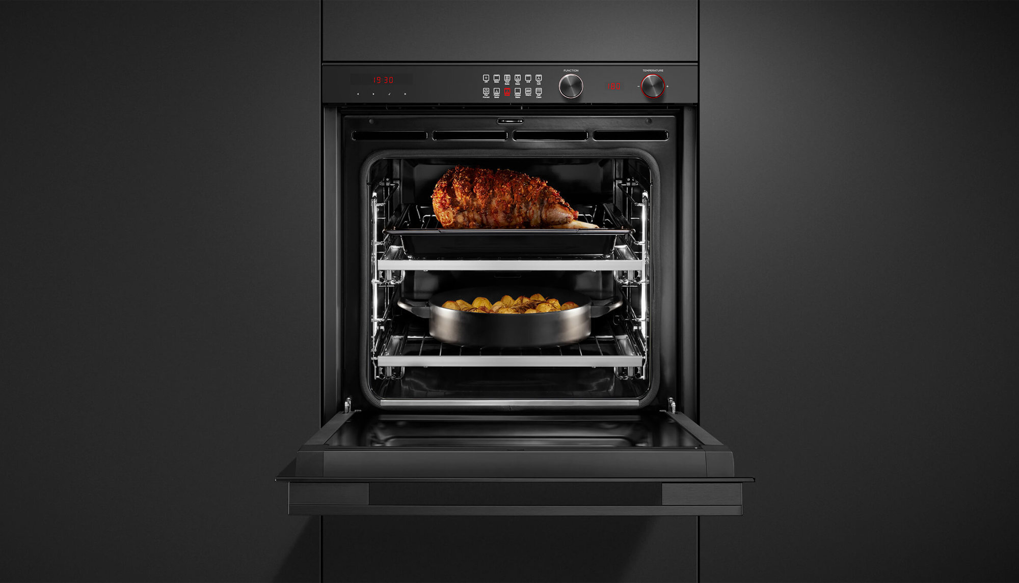 Fisher & Paykel OB60SL11DEPB2 60cm Contemporary Style Pyrolytic Built-In Oven hero image