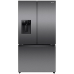 Hisense 634L French Door Fridge with Plumbed Water Dark Stainless Steel HRFD634BW hero image