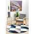 Rug Culture Matrix Small Steel Rug 120X120CM - MTX-904-STE-120X120 image NaN