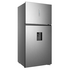 Hisense 496L Top Mount Refrigerator with Non-Plumbed Water Dispenser Stainless Steel HRTF497SW image NaN