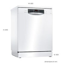Bosch SMS66MW01A Serie 6 Freestanding Dishwasher hero image