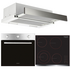 Glem 60cm Electric Oven, 60cm Ceramic Cooktop & 60cm Slideout Rangehood Pack AOLGLEMPK2 image NaN