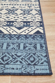 Rug Culture Seaside Medium White & Blue Rug 220X150CM - SSD3333-WHBL-220X150 hero image