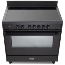 DeLonghi 90cm Deluxe Freestanding Induction Cooker Anthracite DEF1407INDMB hero image