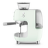 Smeg 50s Style Espresso Machine with Built-in Grinder Pastel Green EGF03PGAU image NaN