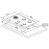 Whirlpool Gas Cooktop AKT915IX image NaN