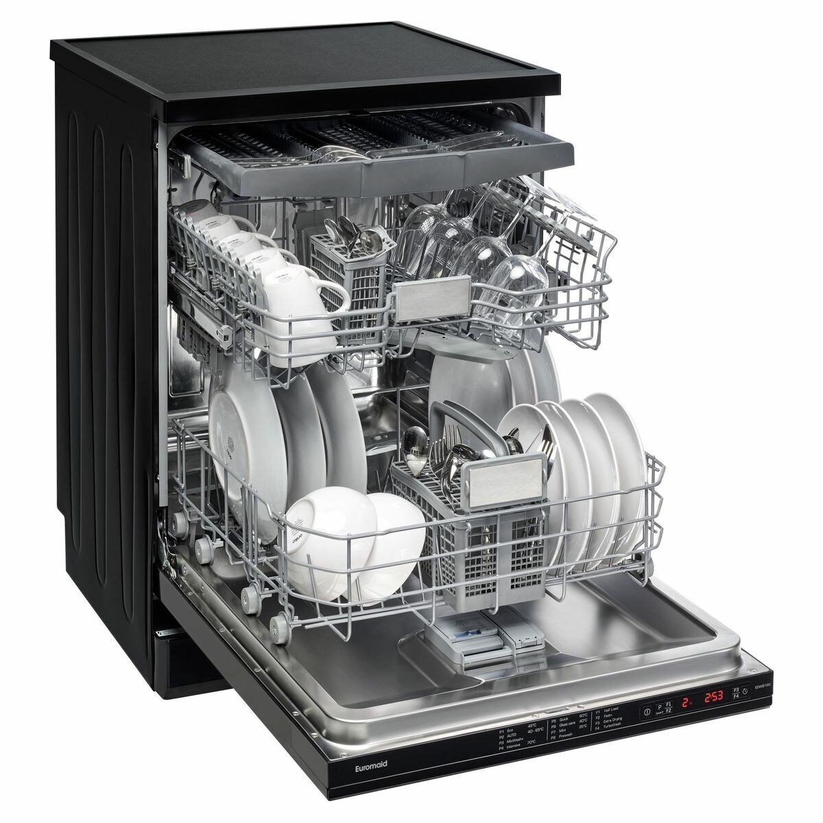 Euromaid 60cm new arrivals freestanding dishwasher edwb16g