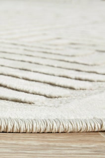 Rug Culture York Medium Off White & Natural Rug 230X160CM - YRK-CIND-WHT-230X160 hero image